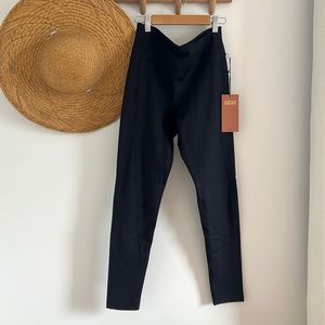 Girlfriend Collective Compressive Mid-Rise Leggings in Black NWT